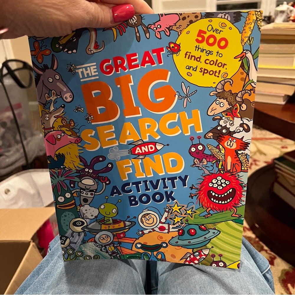 The Great Big Search and Find Activity Book - Blue Cover